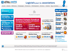Tablet Screenshot of logiciel-association.com